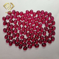 Étoile rouge rubis, forme ovale, bijoux pour femmes, gros pinceau 3A transparent, haute qualité, ample, pierres précieuses, vente en gros