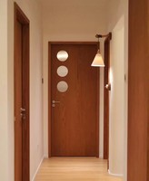 Revêtement de porte décoratif imperméable et résistant à l'humidité, placage de porte intérieure pour la décoration de la maison
