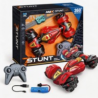 Voiture RC de drift à double commande haute vitesse 8 fonctions EPT 1:12 avec télécommande montre, 360° °   Rotation, pulvérisation de brume et lumières LED
