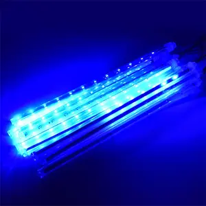 Blue Waterproof connectable outdoor 30cm 50cm 80cm Mini LED meteor shower Fairy Light