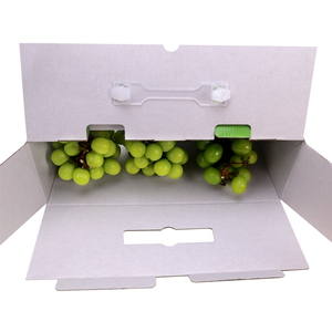 Nông Nghiệp Hộp Trái Cây Bao Bì Hộp Sóng Với Nhựa Xử Lý Nho Sóng Màu In Ấn Giấy <span class=keywords><strong>Container</strong></span> Cấp Thực Phẩm - Product Image 6