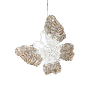 Ornamen pohon Natal capung, dekorasi gantung pohon Natal kupu-kupu berkilau - Product Image 5