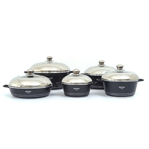 10 PIÈCES En Aluminium Moulé sous pression Cocotte Antiadhésive Casseroles En Aluminium Batterie De Cuisine Antiadhésive Ustensiles De Cuisine - Product Image 3