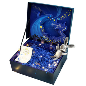 Custom 3D magnetic Valentine's Day upscale luxury Gift sets Packaging Paper Boxes