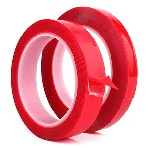 软边遮蔽安装粘合剂红色白色透明聚乙烯聚丙烯橡胶3D汽车丙烯酸泡沫双面胶带