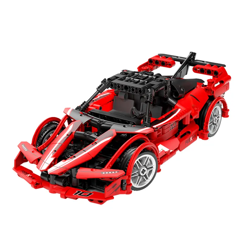 Newest Hot Sale Diy Assembling Block Kit Cars racing car Building Blocks Sets Toys