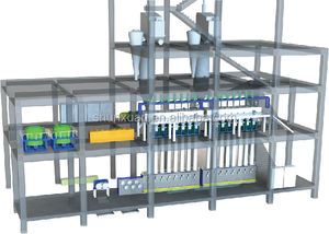 Ligne de production chinoise PSF avec composants de roulement à noyau Machine de production de fibres discontinues de polyester - Product Image 2