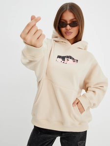 Hot Bán Chất Lượng Cao Của Phụ Nữ Nhật Bản Anime <span class=keywords><strong>Cherry</strong></span> Blossom Đồ Họa In Hoodie Thể Thao Giản Dị Áo Thun Áo - Product Image 3
