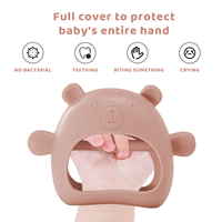 Jouets de dentition en silicone colorés, anneau de dentition pour bébé, anneau de dentition pour bébé sans BPA pour les jouets