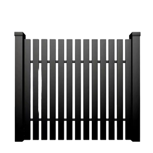 Clôture automatique rétractable en alliage d'aluminium, étanche, design moderne 3D, petite cour, villa, garde-corps, mur de cour, extérieur - Product Image 1
