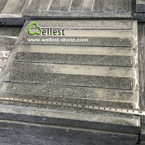 Dalles de pavés en <span class=keywords><strong>granit</strong></span> gris clair de Chine à bas prix, dalles de pavés extérieurs en pierre naturelle, dalles antidérapantes en pierre brute - Product Image 3