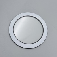 Plaque de protection d'écran en verre plat Corning de précision OEM avec bordure de masquage imprimée en soie pour jauge intelligente et indicateur de capteur