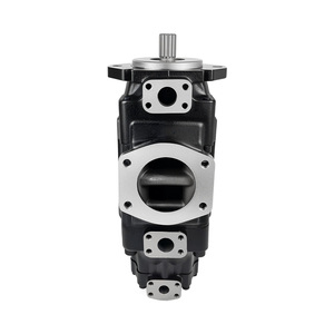 Bomba de paletas de flujo dividido de 3 circuitos T6DDC-031-014-003-1R00-A10 31gpm 14gpm 3gpm Unidad de potencia fluida de tres etapas - Product Image 2