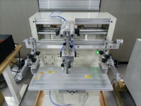 Mesin cetak layar datar TX-400M gergaji manual mesin cetak logo Printer layar sampel cetak