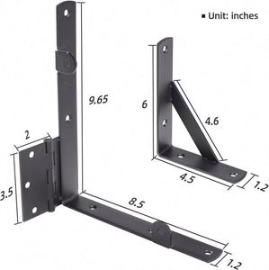 WEKIS Brass Heavy Duty Anti Sag Fence <b>Gate</b> Hardware Kit with Latch and 75lbs Capacity - Product Image 2