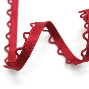 Cinta Elástica Jacquard de 1.2cm con Diseño de Espiga a Rayas, Ecológica, 100% Poliéster para Zapatos y Ropa - Product Image 3