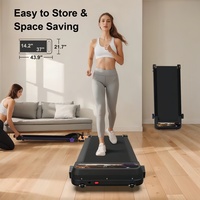 Tapis roulant électrique compact et portable, inclinaison manuelle à 5 niveaux, écran LED, moteur 2,25 CV - pour la maison, le bureau, la salle de sport, la marche/la course