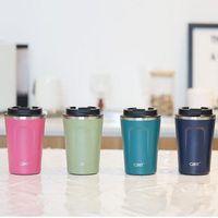 Gobelets de voyage avec couvercle Offre Spéciale 350ml 450ml 500ml tasses à café personnalisées à double paroi en acier inoxydable