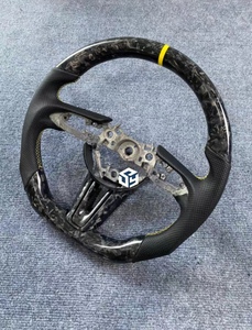 Volante Deportivo de Cuero y Fibra de Carbono con Luces LED e Indicador de RPM para <span class=keywords><strong>Mazda</strong></span> <span class=keywords><strong>Speed</strong></span> 3, <span class=keywords><strong>Speed</strong></span> 6, MX5, <span class=keywords><strong>MX</strong></span>-<span class=keywords><strong>5</strong></span> Miata - Product Image 3