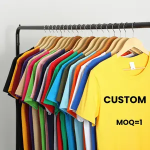 New Collection 9xl Oversized Brand New Cotton Solid Color T Shirt 100% Cotton Design Your Own Logo Men Custom T Shirt Printing