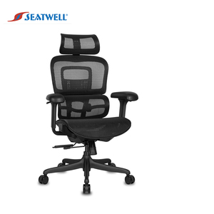 Chaise de bureau en maille premium avec support lombaire ergonomique - Product Image 1