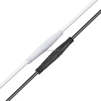 Adaptateur de câble étanche IP64 en PVC/Nylon M8 personnalisé, connecteurs mâles/femelles 3P/6P en cuivre pour alimentation de moteur de vélo électrique