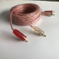 Kabel Audio mobil Stereo pria KE pria ekstensi Audio 2 m RCA dalam jumlah besar