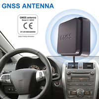 Antena GPS GNSS para Coche de Alta Ganancia 28dbi, Activa, Omnidireccional, Impermeable, con Montaje de Tornillo, para Exteriores, con Antena GPS GSM Integrada y Ranura para Tarjeta SIM