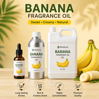 Huile essentielle de banane fraîche écologique, parfum longue durée pour bougies parfumées, vaporisateurs d'ambiance, pot-pourri et formules chimiques