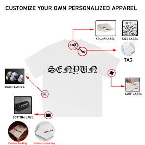 <span class=keywords><strong>เสื้อ</strong></span>ยืดผ้าฝ้ายโอเวอร์ไซส์สำหรับผู้ชายเสื้อโอเวอร์ไซส์ผ้า100% หนาแบบหรูหราโลโก้แบบกำหนดเองว่างเปล่าเสื้อล้อเลียนไซส์ใหญ่พิเศษ - Product Image 6