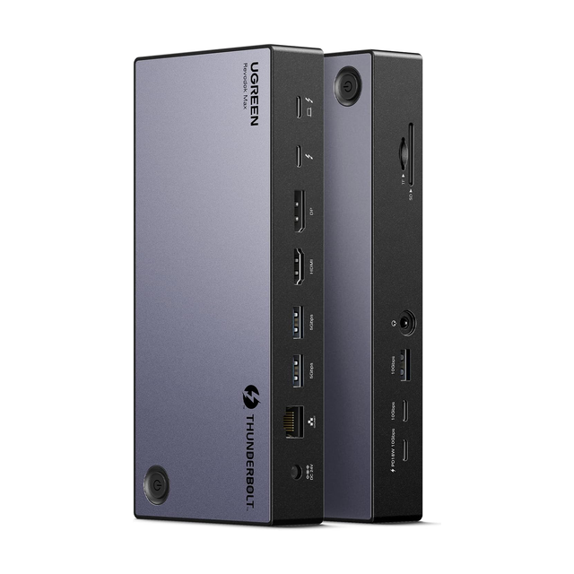 UGREEN Revodok Max 313 Thunderbolt 4 Dock, 13-in-1 40Gbps Docking Station Triple 4K 60Hz or Single 8K Display
