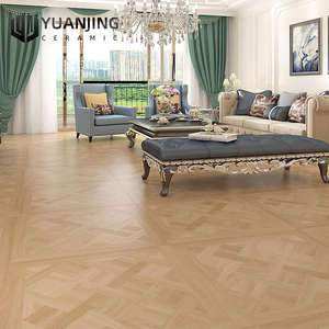 Piastrelle in Velluto Morbido Effetto Legno per Pavimenti Soggiorno, Finitura Crema, 600x1200mm Concavo Convesso, 800x800mm Piastrelle in Porcellana - Product Image 5