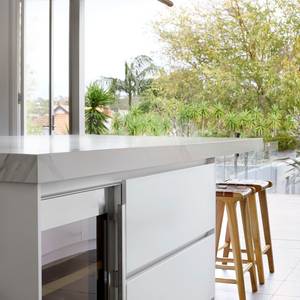 חם עיצוב קטן מטבח רעיונות לבן מוצק עץ מטבח ארונות עם זכוכית חלון ארון - Product Image 5