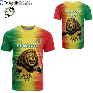 Kaos Kustom Sepak Bola Dunia 2026 Senegal Serat Poliester Kente Afrika Jersey Sepak Bola Dewasa Pantai Gading Kaos Sepak Bola Senegal - Product Image 5