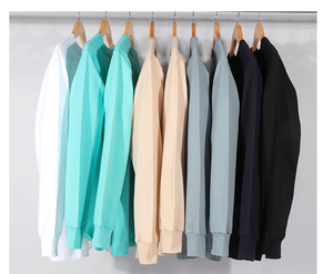 Wholesale Custom 350 GSM Cotton Blend Crewneck Sweatshirt Plain Oversized Streetwear Factory Bulk Private Label Men Sweatshirt - Product Image 3