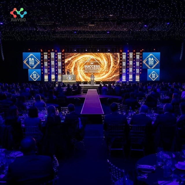 RAYBO Indoor Rental High-definition LED Display Screen P2.9 LED Video Wall High Brightness for Costa Rica Hotel Conference Hall