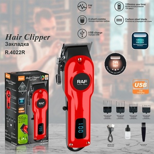 Kit de Peluquería Profesional Recargable, Kit de Recortadora Eléctrica para Barbería, Cortadora de Cabello con Pantalla Digital - Product Image 4