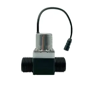 DC 3.6V 6V Big Flow Rate G1/2 Inch 2-Way Latching Bitable Pulse Plastic Solenoid Valve for Water Control Devices