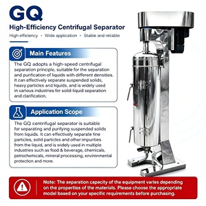 <span class=keywords><strong>Centrifugeuse</strong></span> tubulaire pour <span class=keywords><strong>jus</strong></span> de mangue GQ75 19000RPM - Product Image 5