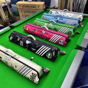LIZARD Leiseta Rainbow Series Pool Cue Case,7 Holes Large Capacity Genuine Cowhide Fashion Colorful Multi‑Hole Billiard Cue Bag - Product Image 3