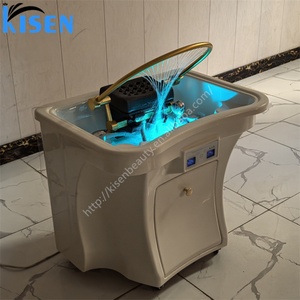 KISEN - Lavacabezas Japonés de ABS con Sistema de Plomería, Lavabo para Champú, 110V 220V, Equipo de Spa para Lavado de Cabello, Terapia y Salón de Belleza - Product Image 3