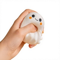 Jouet à presser Halloween à récupération lente, Ornement décoratif mignon, Anti-stress créatif, Décompression, Bestseller, Vente en gros, 14+