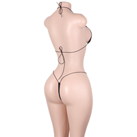 Ensembles de lingerie deux pièces à lacets avec paillettes en vrac, tenues de danse exotique, string, pour festivals, raves, danseuses et équipement de boîte de nuit