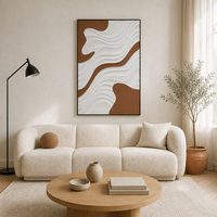 Panneaux muraux décoratifs en MDF sur mesure, revêtement en pierre, relief 3D, design moderne pour la maison, l'hôtel, le bureau, l'usine, vente en gros