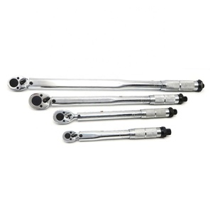 Clé dynamométrique industrielle de 1/2 pouce, 28-210 Nm, préréglée, haute précision, tube plat, poignée moletée, clé à cliquet - Product Image 1