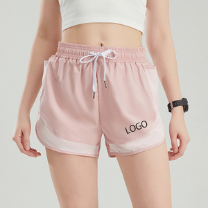 Nouveau Design Femmes Plus Tailles Élastique Taille Haute Doublure D'entraînement Athlétique Sports Biker Court Gym Running Yoga Shorts Avec Poche 036 - Product Image 2