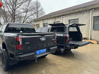 Camioneta Pickup Topper Aluminio/Acero Canopy Hard Top Canopy para Ford Ranger XLT/XLS/Wildtrak/Raptor Glass con las ventanas