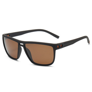 Gafas de sol polarizadas a la moda para hombre, gafas rectangulares con montura completa UV400 para deportes al aire libre - Product Image 1