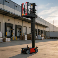 Plateforme de travail en hauteur 12m 150kg, élévateur électrique pour supermarché, livraison rapide