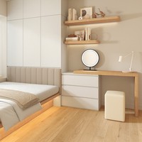 Lit de rangement moderne et simple avec armoire intégrée Tatami pour petit appartement – Mobilier de chambre à coucher